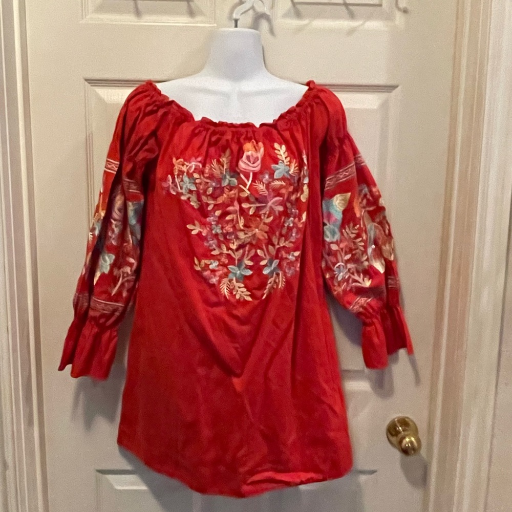 Festive free people cotton dress
